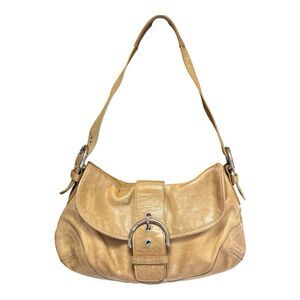 Coach Vintage 9248 Soho Shoulder Bag Y2K Tan Leather Purse